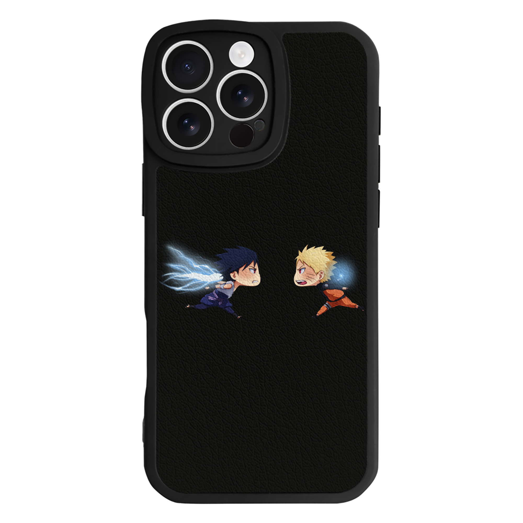 （画像用） NARUTO -ナルト- うずまき ナルト Uzumaki Naruto 【iPhone 16シリーズ対応】シリコンスマホケース（レザー調） 材質：シリコン